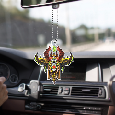 Demon Hunter Class Icon Races and Factions WoW Custom Car Ornament