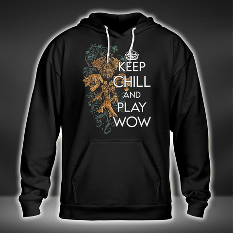 Druid Keep Chill And Play WoW Classic Unisex Hoodie