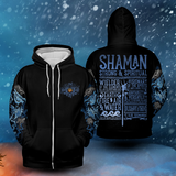 Shaman Class Edition All-over Print Zip Hoodie ( Midweight )