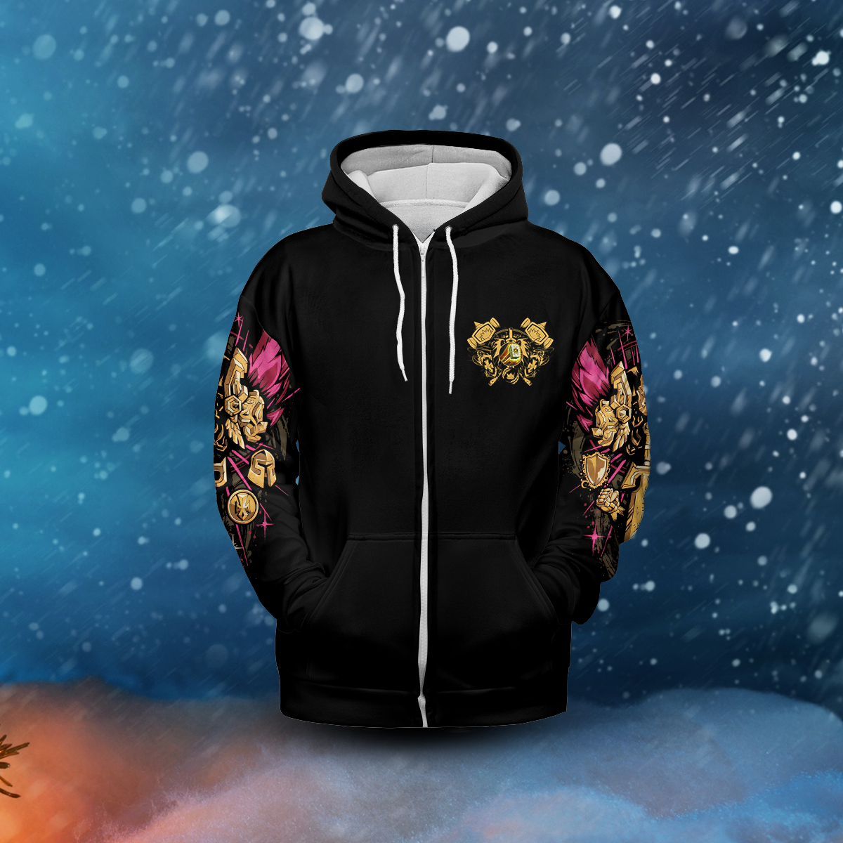 Paladin Class Edition All-over Print Zip Hoodie ( Midweight )