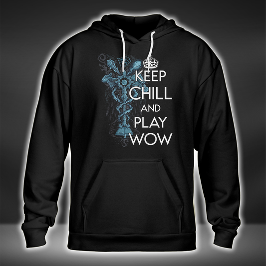 Mage Keep Chill And Play WoW Classic Unisex Hoodie