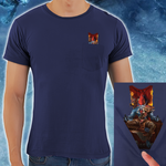 WoW Vol'jin With Middle Finger Pocket Shirt