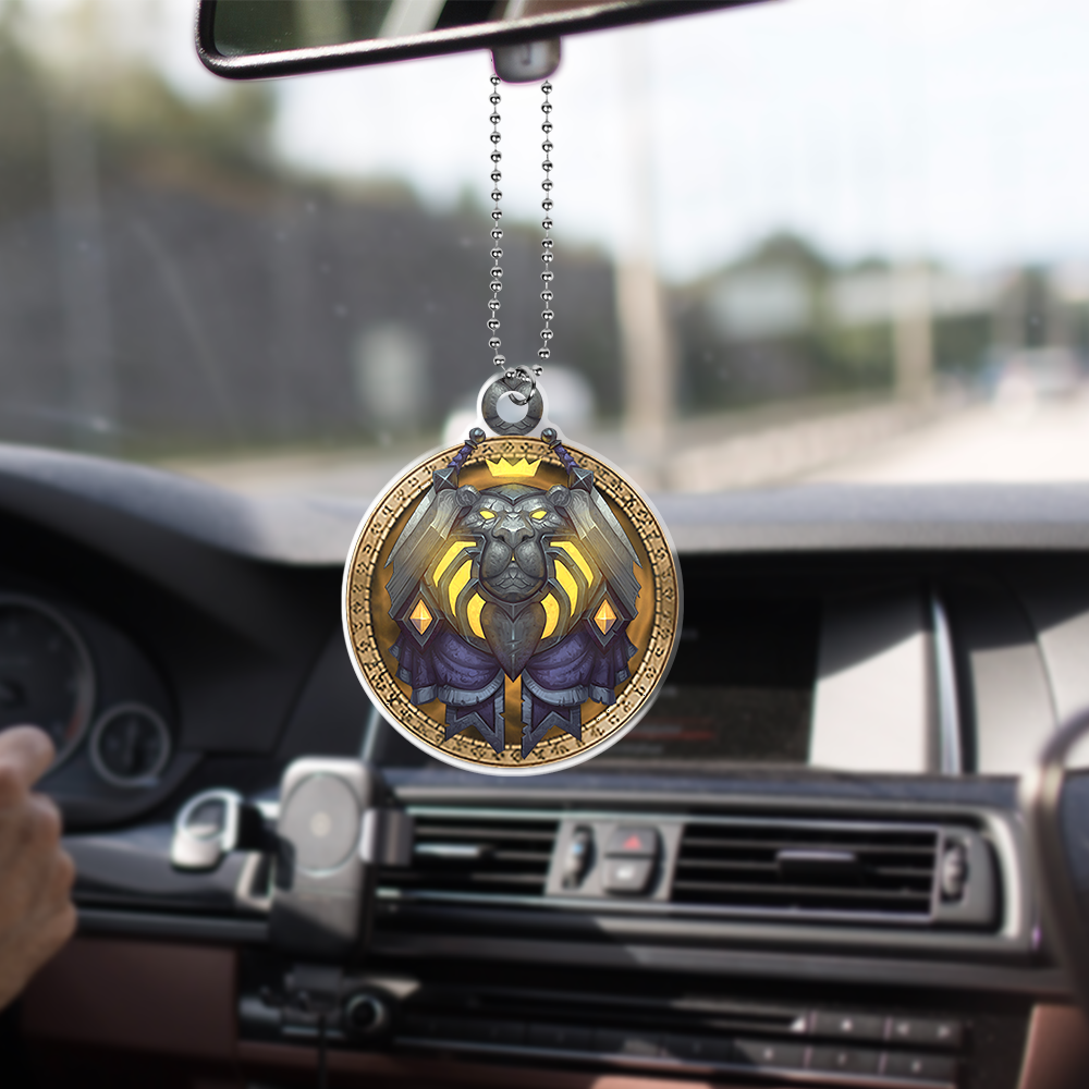 Paladin Class Races Crest and Factions WoW Custom Car Ornament