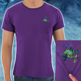 WoW Murloc Holmes With Middle Finger Pocket Shirt