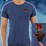 WoW Vol'jin With Middle Finger Pocket Shirt