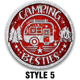 Camping Acrylic/Wood Ornaments (pick yourself)