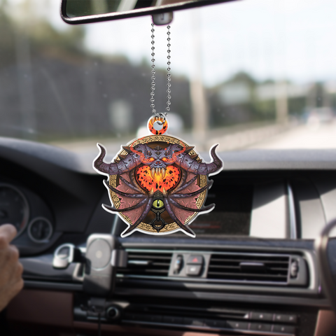 Warlock Class Race Crest and Factions WoW Custom Car Ornament