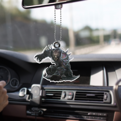 Worgen Rogue Race Crest and Factions WoW Custom Car Ornament